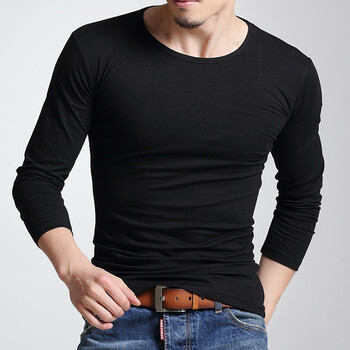 SAKA ZULU 長(zhǎng)袖 男士T恤 黑色 XL，L，XXL，M