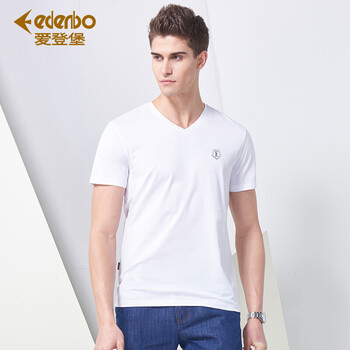 愛登堡（edenbo） 短袖 男士T恤 153白 
