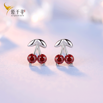 愛千尋耳釘925銀