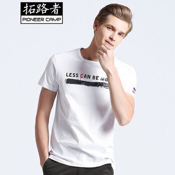 拓路者（Pioneer Camp） 短袖 男士T恤 白色 XL，L，XXXL，M，XXL
