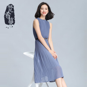 梵希蔓（vimly）  褶皺 連衣裙