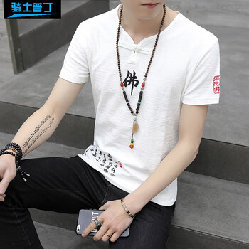 騎士普?。≒utin.Rider） 短袖 男士T恤 白色 XL，L，XXL，加大，M，XXXL
