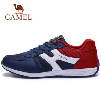 駱駝（CAMEL）跑步鞋深藍/紅 44，39，40，41，42，43