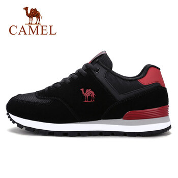 駱駝（CAMEL）跑步鞋黑/紅    A732345535 38