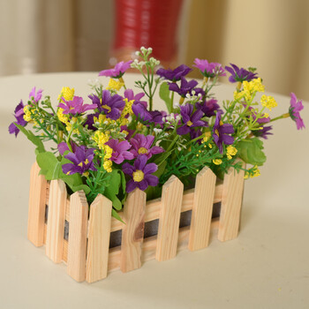 仿真花柵欄