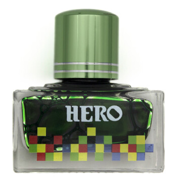 英雄（HERO）钢笔/签字笔钢笔墨水 非碳素染料型彩色墨水系列 7108彩墨淡绿色