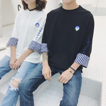 奧茵芬 扎花 短袖 T恤 女 圓領(lǐng)