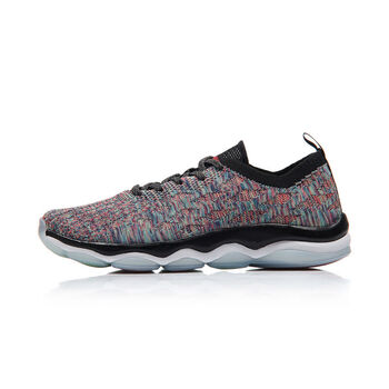 李寧（LI-NING）跑步鞋-4熒光火紅/標(biāo)準(zhǔn)黑 35以下