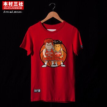 木村三社（MuCunSanShe） 短袖 男士T恤 紅/17 