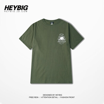 HEYBIG 短袖 男士T恤 綠色 L
