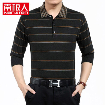 南極人（NANJIREN） 長(cháng)袖 男士T恤 草綠6018 