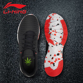 李寧（LI-NING）跑步鞋-3黑/李寧紅 39