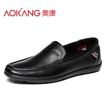 奧康（Aokang）男士黑色單鞋 34.5