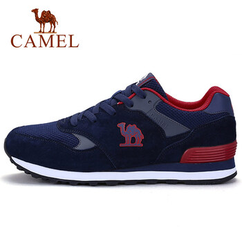 駱駝（CAMEL）跑步鞋深藍/大紅   男款A(yù)732397715 38