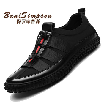 保羅辛普森（BaulSimpsan）男士黑色系帶 38
