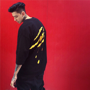 VINNECOMBE 七分袖 男士T恤 黑金一代 S，XL，L，M