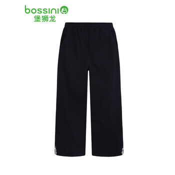 堡獅龍（bossini） 松緊腰 闊腳褲 女 七分褲 休閑褲