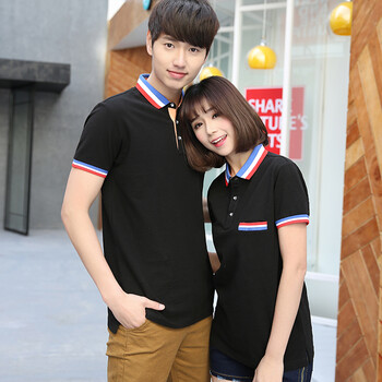 韓領(lǐng) 短袖 男士T恤 黑色 XL，L，XXXL，XXL，M