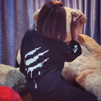 VINNECOMBE 七分袖 男士T恤 黑白一代 S，XL，L，M