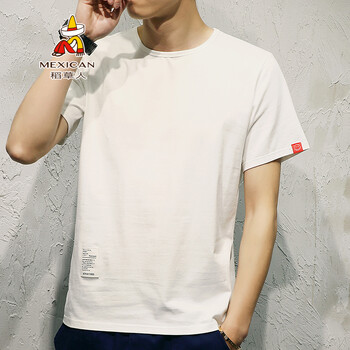 稻草人（mexican） 短袖 男士T恤 T01-白色 L