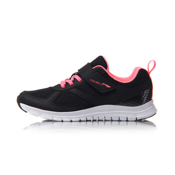 李寧（LI-NING）跑步鞋標(biāo)準(zhǔn)黑/熒光炫粉/標(biāo)準(zhǔn)白 