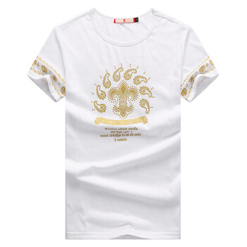 維杰斯（WINJEANS） 短袖 男士T恤 3080白色 