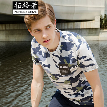 拓路者（Pioneer Camp） 短袖 男士T恤 迷彩 XL，L，XXXL，XXL，M