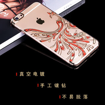蘋果手機外殼鑲鉆