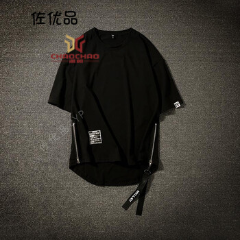 佐優(yōu)品（zuoyoupin） 長(zhǎng)袖 男士T恤 黑色 