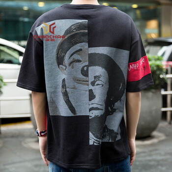 C2潮朝（C2 CHAO CHAO） 長袖 男士T恤 黑色 XL，L，XXL，M