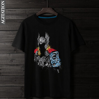 agitation 短袖 男士T恤 雷神黑色 S，XL，L，XXL，M，XXXL