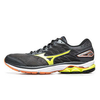 美津濃（MIZUNO）跑步鞋J1GC170340 深灰/檸檬綠/橙 39
