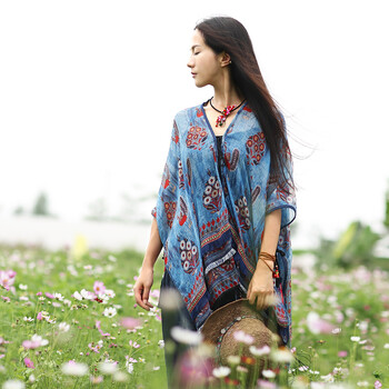 讀你（duni） V領(lǐng) 七分袖 女 短外套 流蘇