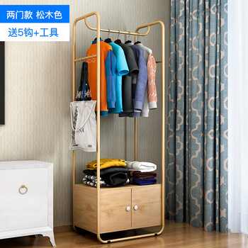 實(shí)木衣帽架，收納更簡單