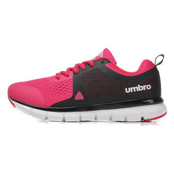 茵寶（Umbro）跑步鞋梅紅/黑/白UCB90704-01 35以下