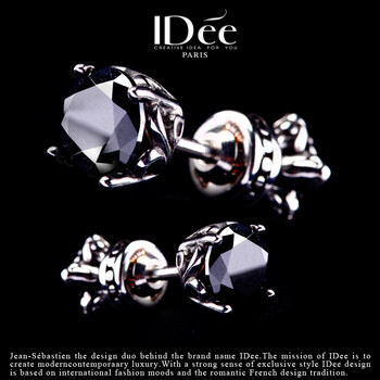 IDee  CREATIVE IDER FOR YOU耳釘合成水晶
