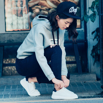 貴人鳥(niǎo)板鞋-1白/黑 37