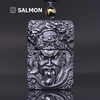 黑曜石財(cái)神項(xiàng)鏈