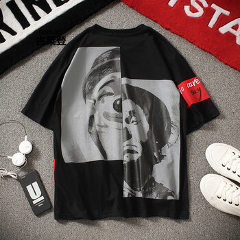 古萊登（GODLIKE） 短袖 男士T恤 黑色 XL，L，XXXL，XXL，M