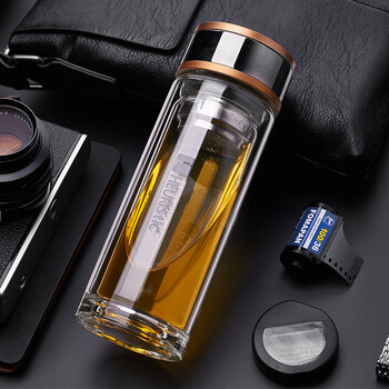 雙層隔熱玻璃杯，讓你的健康喝水