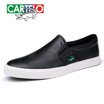 卡帝樂(lè)鱷魚(yú)（CARTELO）男士黑色 39