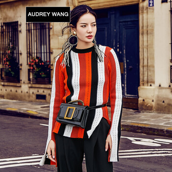 AUDREYWANG針織衫長袖