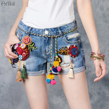 Artka 中腰  女 熱褲 牛仔褲