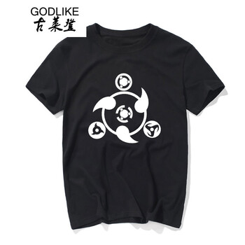 古萊登（GODLIKE） 短袖 男士T恤 黑43#寫輪眼 