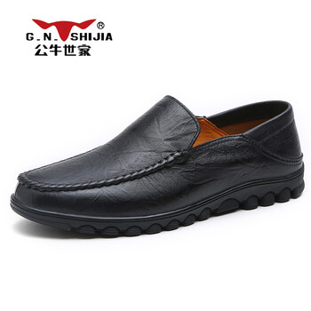 公牛世家（G.N.SHI JIA）男士黑色888457 39