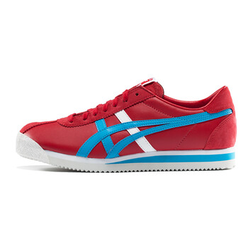Onitsuka Tiger跑步鞋紅色/海藍(lán) 41.5