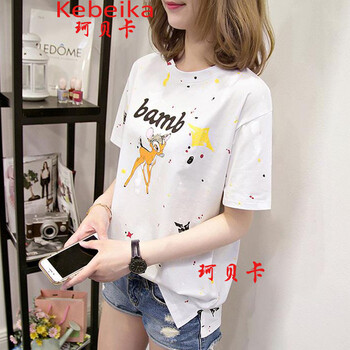 珂貝卡（Kebeika） 3D 短袖 T恤 女 圓領(lǐng)