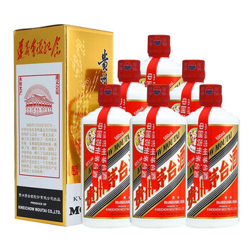 茅臺（MOUTAI）53度500ml*6瓶 醬香型，醬香