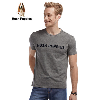 Hush Puppies 短袖 男士T恤 中灰 