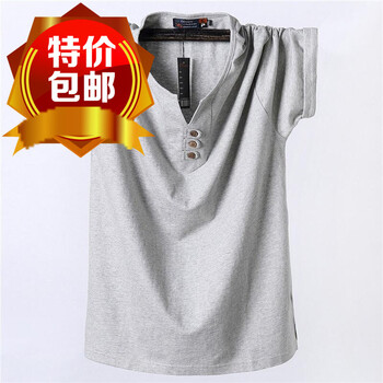 康柏力（CPCOMPANY） 短袖 男士T恤 淺灰色 L